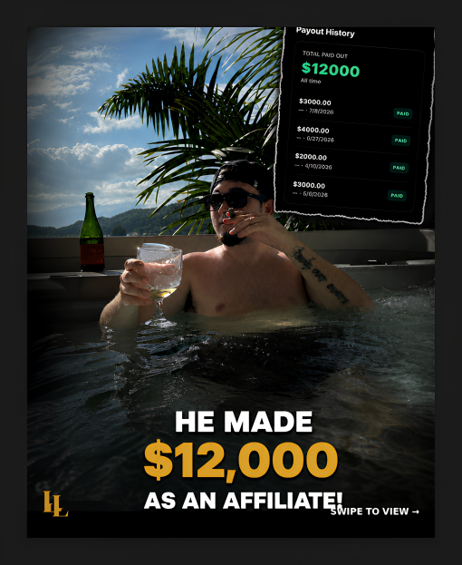 Affiliate who made $12,000